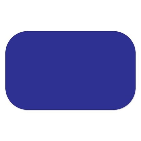 Ergomat 4inx8in DuraStripe Mean Lean Round Strip Blue, 30PK DSML-STRIP-4x8R-B-KIT